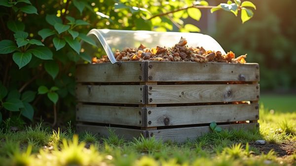 Transformez vos déchets en compost avec un composteur en bois