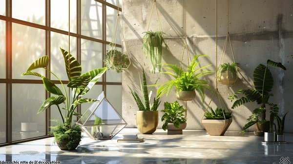 Idées chic pour plante de décoration et supports